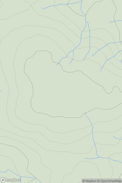 Thumbnail image for Lint Lands showing contour plot for surrounding peak