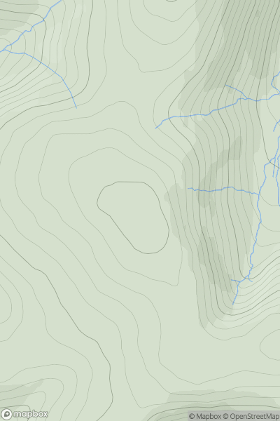 Thumbnail image for Birnie Brae showing contour plot for surrounding peak