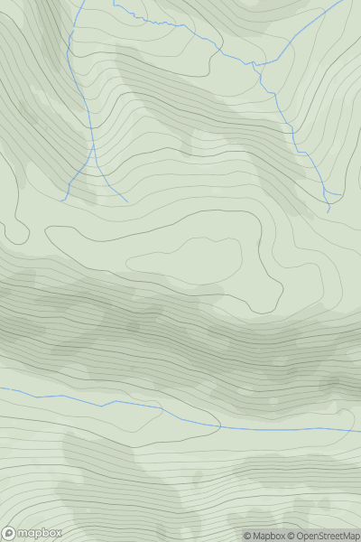 Thumbnail image for Whinlatter Top showing contour plot for surrounding peak