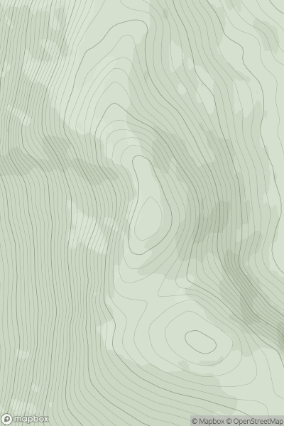 Thumbnail image for Stob Coire Sgriodain showing contour plot for surrounding peak