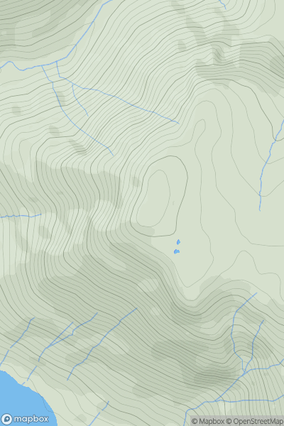 Thumbnail image for High Snockrigg showing contour plot for surrounding peak