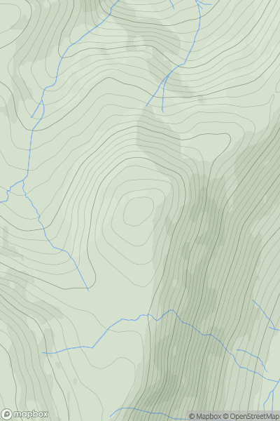 Thumbnail image for High Dodd showing contour plot for surrounding peak