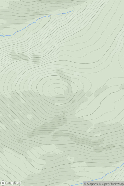Thumbnail image for Murton Pike showing contour plot for surrounding peak