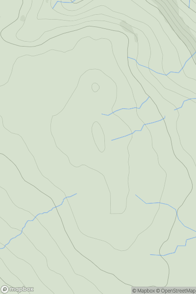 Thumbnail image for Oxnop Common - Blackstone showing contour plot for surrounding peak