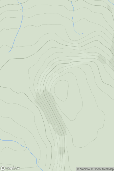 Thumbnail image for Nateby Common (Tailbridge Hill) showing contour plot for surrounding peak