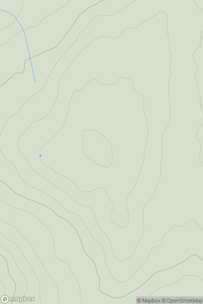 Thumbnail image for Hard Rigg showing contour plot for surrounding peak