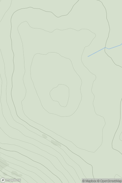 Thumbnail image for Brownley Hill showing contour plot for surrounding peak