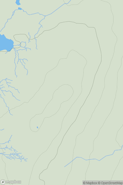 Thumbnail image for Pike Rigg showing contour plot for surrounding peak