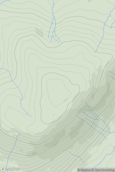 Thumbnail image for Harter Fell showing contour plot for surrounding peak