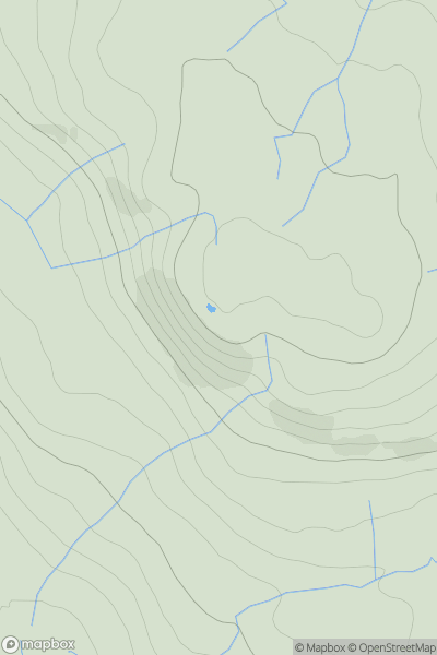 Thumbnail image for Great Knipe showing contour plot for surrounding peak