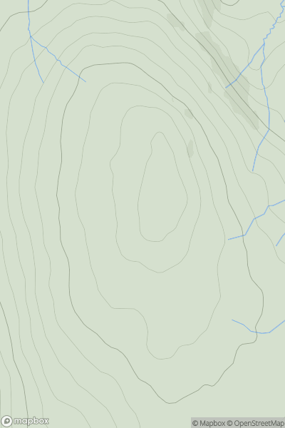 Thumbnail image for Blea Moor showing contour plot for surrounding peak