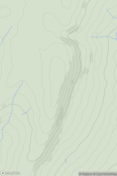 Thumbnail image for Axe Edge showing contour plot for surrounding peak