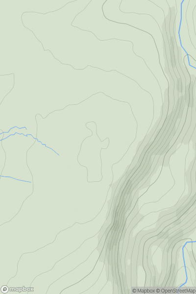 Thumbnail image for Black Chew Head showing contour plot for surrounding peak