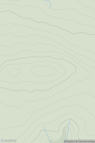 Thumbnail image for Wolfhole Crag showing contour plot for surrounding peak