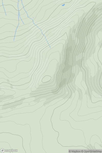 Thumbnail image for Mam Tor showing contour plot for surrounding peak