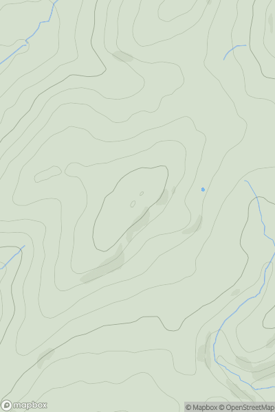 Thumbnail image for Oliver Hill showing contour plot for surrounding peak
