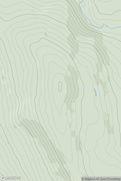 Thumbnail image for The Roaches showing contour plot for surrounding peak