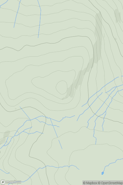 Thumbnail image for West Nab showing contour plot for surrounding peak