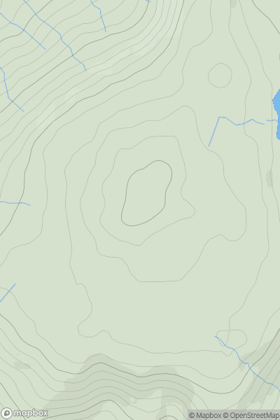 Thumbnail image for Clee Burf showing contour plot for surrounding peak
