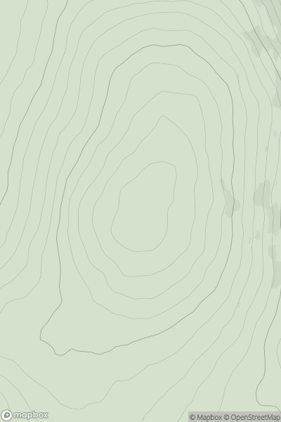 Thumbnail image for Cosdon Hill (South Tawton Common) showing contour plot for surrounding peak