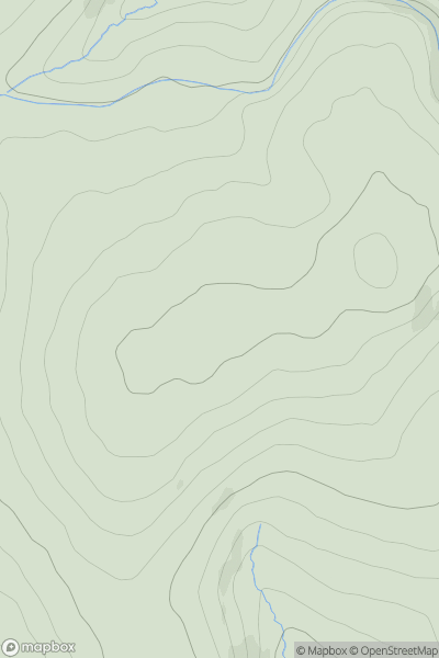 Thumbnail image for White Ridge showing contour plot for surrounding peak