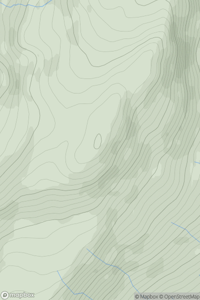 Thumbnail image for Creag na h-Achlarich showing contour plot for surrounding peak