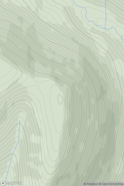 Thumbnail image for Monega Hill showing contour plot for surrounding peak