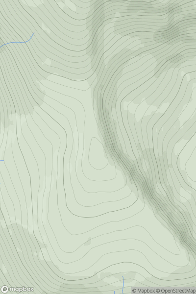 Thumbnail image for Beinn an t-Socaich showing contour plot for surrounding peak