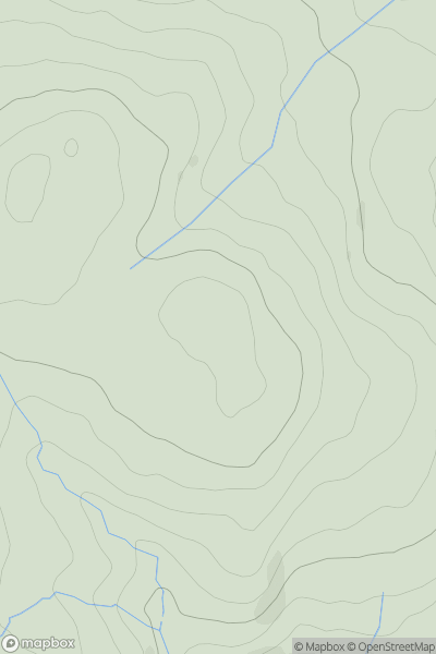 Thumbnail image for Pumlumon Cwmbiga showing contour plot for surrounding peak