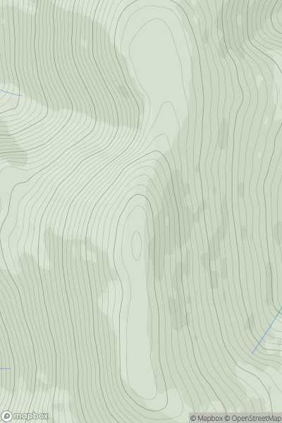 Thumbnail image for Skiddaw North Top showing contour plot for surrounding peak