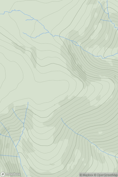 Thumbnail image for Coomb Height showing contour plot for surrounding peak