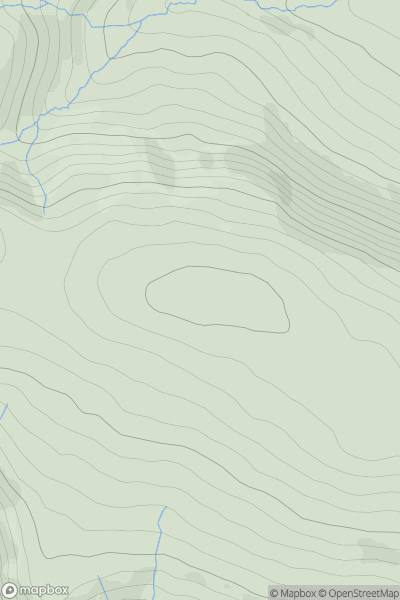 Thumbnail image for Miton Hill showing contour plot for surrounding peak