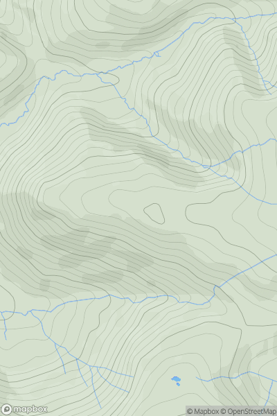 Thumbnail image for Burn Tod showing contour plot for surrounding peak