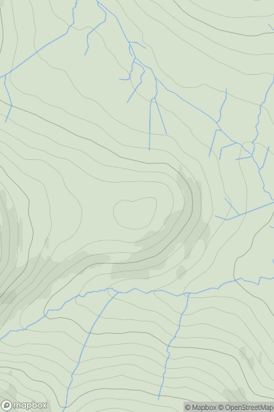 Thumbnail image for Hare Crag showing contour plot for surrounding peak