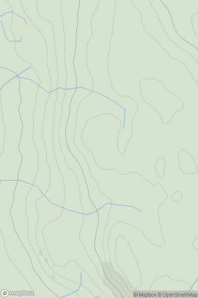 Thumbnail image for Little Eycott Hill showing contour plot for surrounding peak