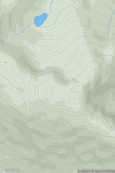 Thumbnail image for High Stile showing contour plot for surrounding peak