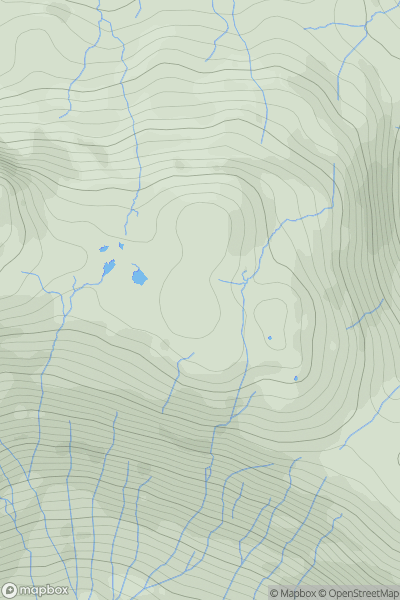 Thumbnail image for Castle How (Raw Pike) showing contour plot for surrounding peak