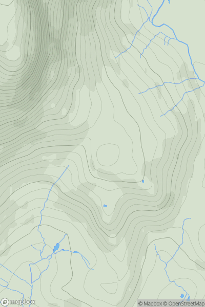 Thumbnail image for High Scarth showing contour plot for surrounding peak