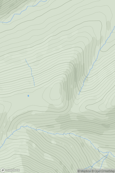 Thumbnail image for Stile End showing contour plot for surrounding peak