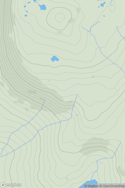 Thumbnail image for Eskdale Fell - Whinscales showing contour plot for surrounding peak