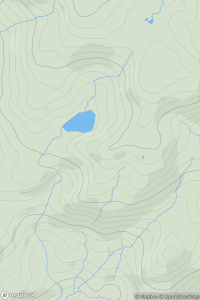 Thumbnail image for Whin Crag (Eskdale) showing contour plot for surrounding peak