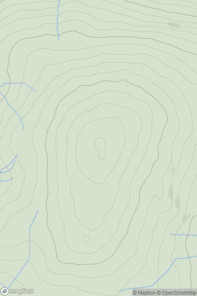 Thumbnail image for Swainson Knott showing contour plot for surrounding peak