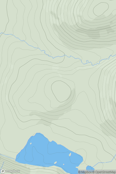 Thumbnail image for High Hows (Lamplugh) showing contour plot for surrounding peak