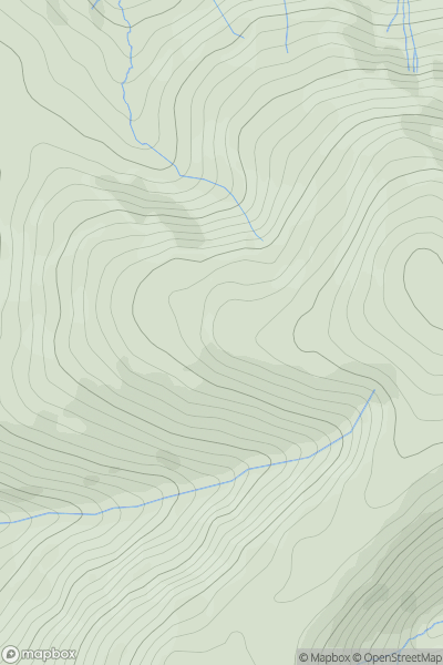 Thumbnail image for Little Dodd (St John's Common) showing contour plot for surrounding peak