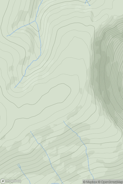 Thumbnail image for Low Raise showing contour plot for surrounding peak