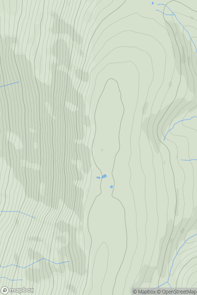 Thumbnail image for Red Crag showing contour plot for surrounding peak