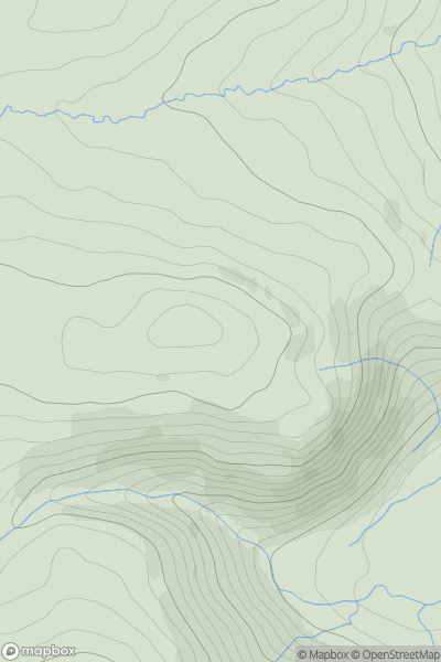 Thumbnail image for High Brow showing contour plot for surrounding peak