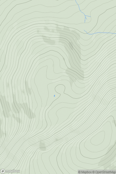 Thumbnail image for Threlkeld Knotts showing contour plot for surrounding peak