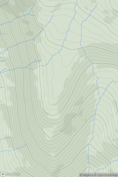 Thumbnail image for Great Howe (Longsleddale) showing contour plot for surrounding peak