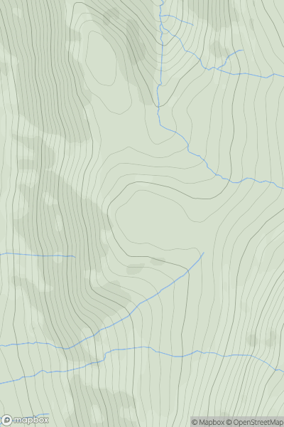 Thumbnail image for Gowk Hill showing contour plot for surrounding peak